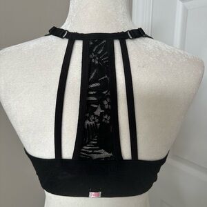 PINK Victoria’s Secret Black Racerback Bra